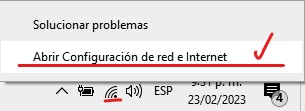 configuracion red e internet infocomputer